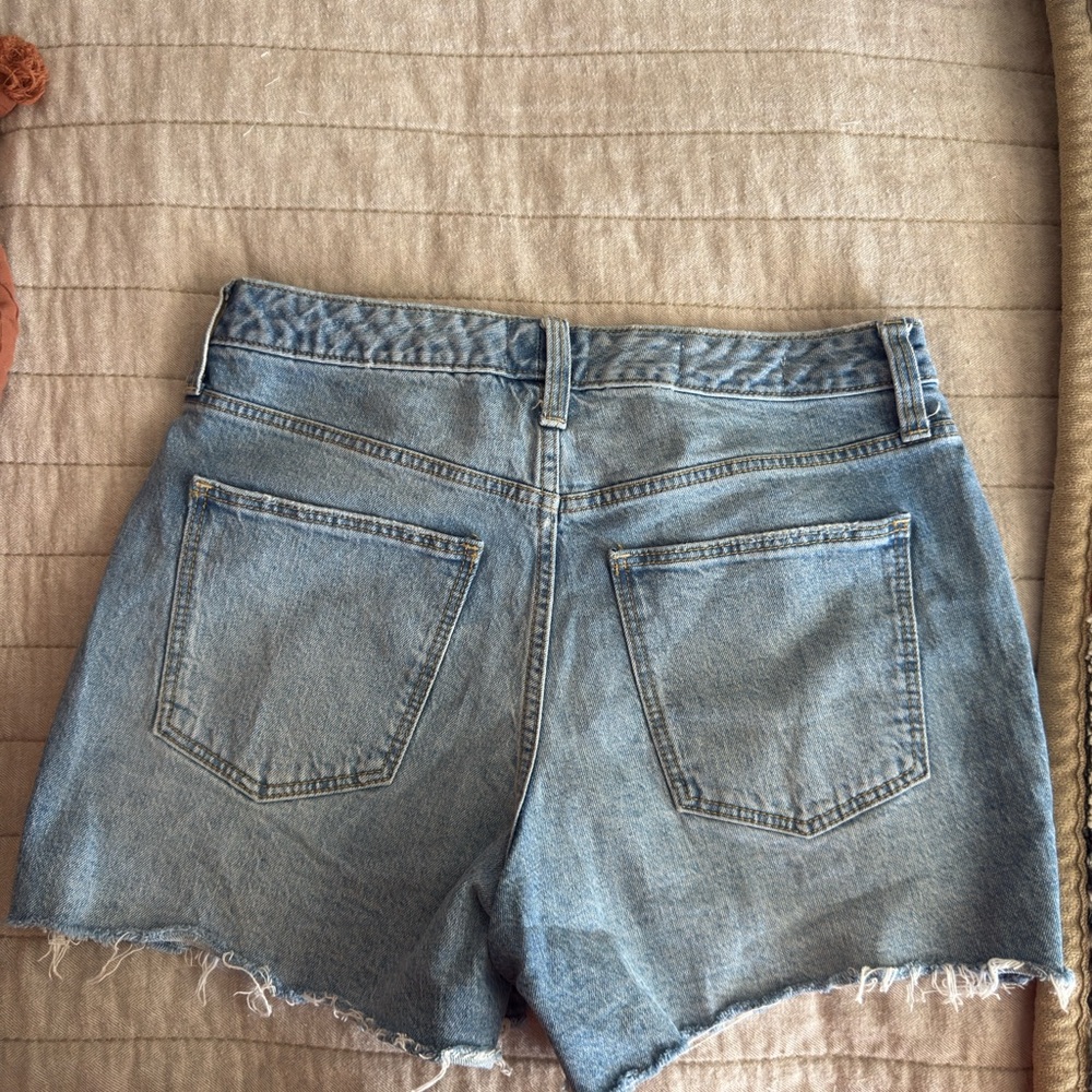 Universal Thread Button Fly Light Blue Jean Shorts Size 4 - Picture 3 of 4